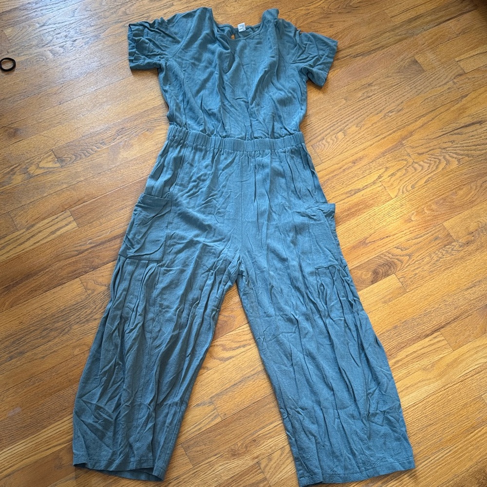 Anrabess, Women's Blue Jumpsuit, size medium